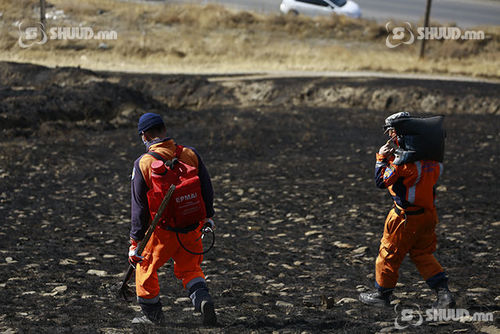 Хэнтий аймгийн 2800 га талбай түймэрт шатжээ